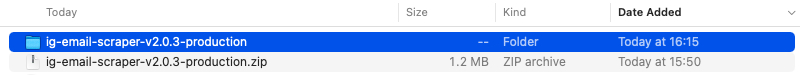 unzip Xing Employees Export chrome extension